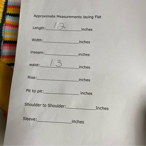 Wonder Nation high-rise girl bikini bottom XXL Yellow multicolored - Picture 7 of 8